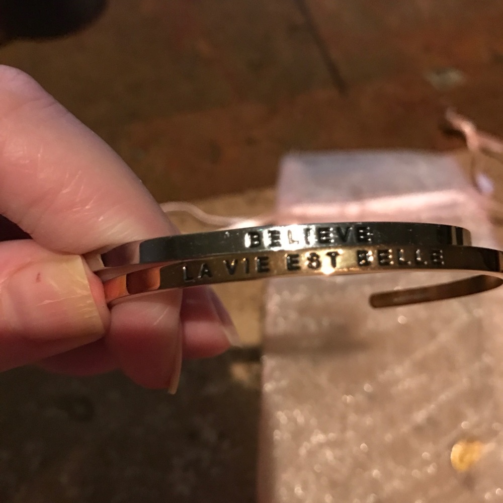 Two Mantra Bracelets - image 1